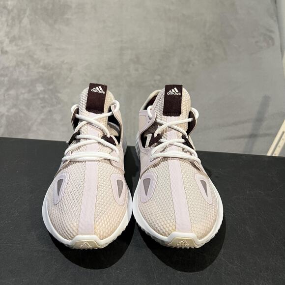 Adidas Run Lux Clima Shoes Womens 9 Pink Mesh Running Sneakers AP9997 Bounce - Picture 2 of 10